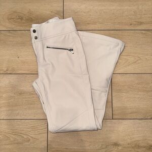 Obermeyer Women’s Cream Ski Pants - Size 10
